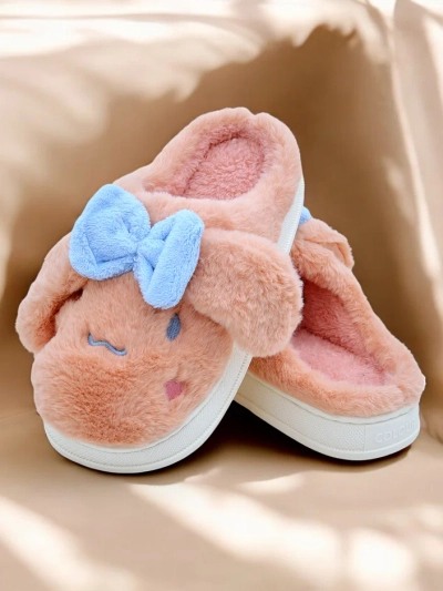 Женские флисовые тапочки Royalfashion с бантом Savos