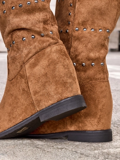 Женские ботинки Royalfashion с скрытой шпилькой черного цвета Airada