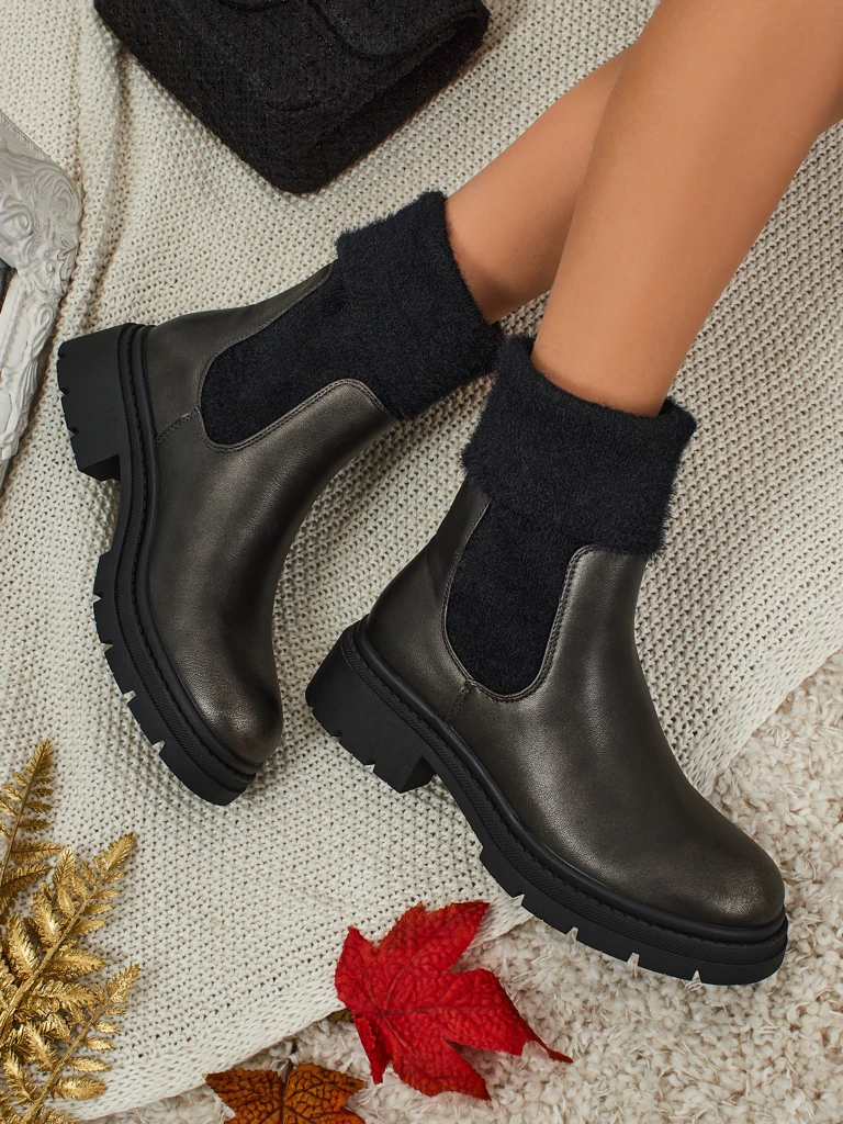 Moteriški eko odos aulinukai su kailiuku Kesy