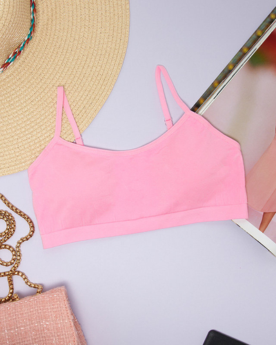 Rožinė vaikiška sportinė liemenėlė - Apatiniai