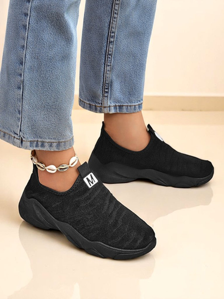 Royalfashion Женские слипоны спортивные тканевые кроссовки Flex Move