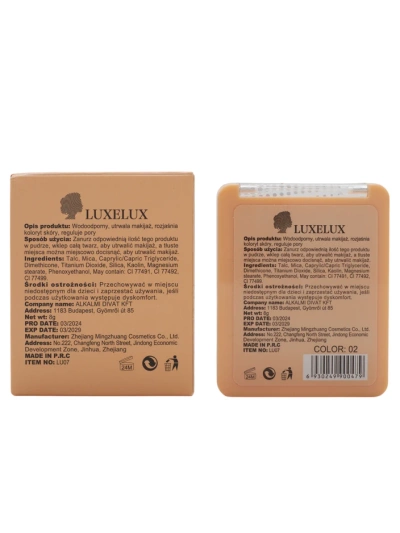 Luxelux Presuotas Pudra 02 8g