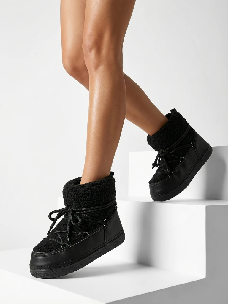 Moteriški sniego batai su kailiuku Uvella