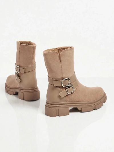 Aukštesni moteriški eko zomšiniai aulinukai Callire