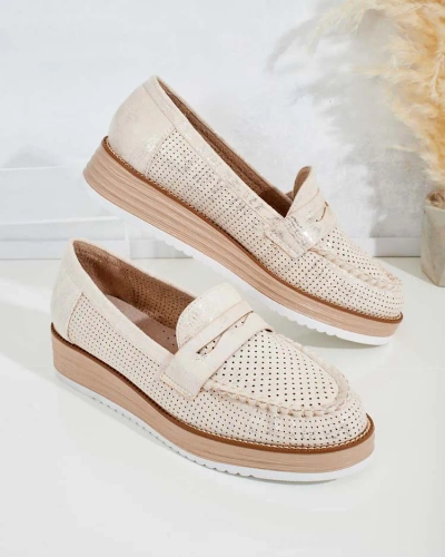 Royalfashion Ажурные женские мокасины Moell