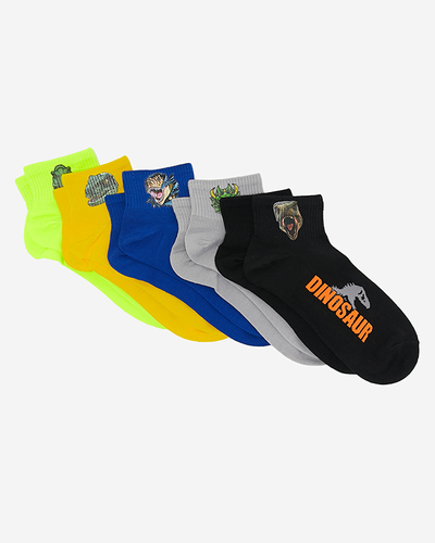 Vyriškos spalvingos trumpos kojinės 5/pak. - Apatiniai