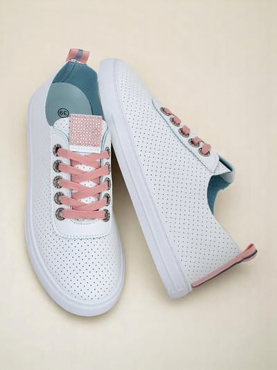 Royalfashion moteriški ekologiškos odos sportbačiai PureWalk