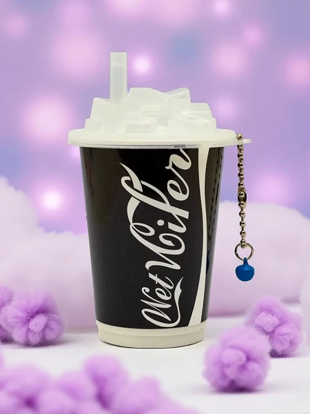 Drėkinamosios servetėlės dekoratyvinėje ledo puodelio formos pakuotėje, 30 vnt.