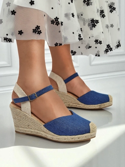 Royalfashion moteriškos pleištinės Solara espadrilės basutės
