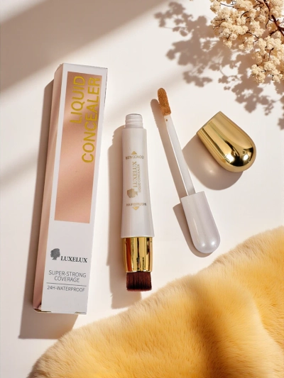 Aurelia Luxelux Concealer – korektor wodoodporny z pędzelkiem do makijażu
