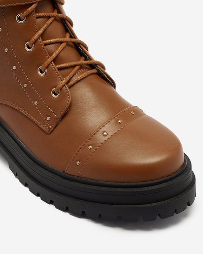 Женские ботинки-багги верблюжьего цвета Ecillo- Footwear