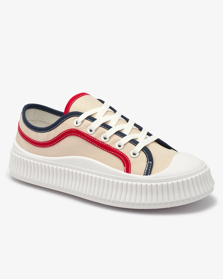 Royalfashion Женские кроссовки Casual бежевого цвета Lerianna