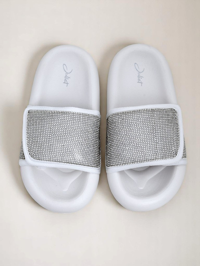Royalfashion Женские шлепанцы на плоской подошве Sparkle Step