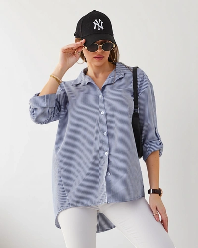 Royalfashion Moteriška juostuota marškinėliai