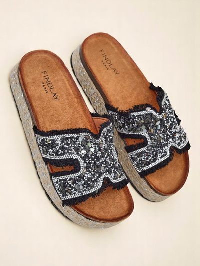 Royalfashion moteriškos šlepetės su Candy Candy papuošimais