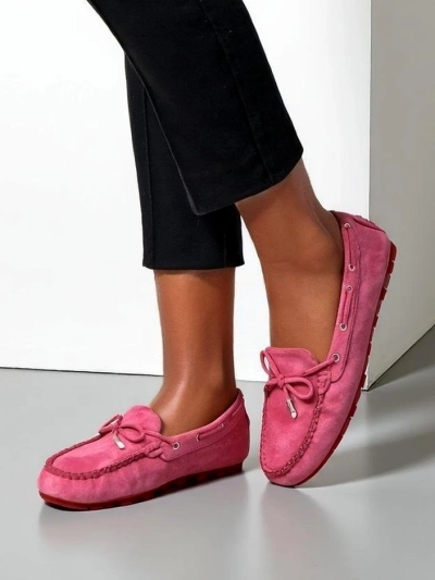 Royalfashion moterų ekologiškos zomšinės mokasinai Ziferte