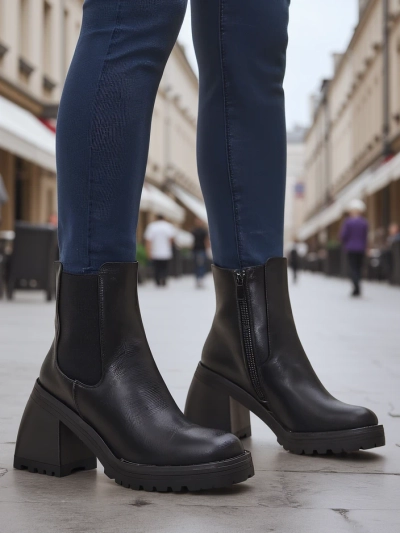 Женские ankle boots на толстом каблуке Dieno