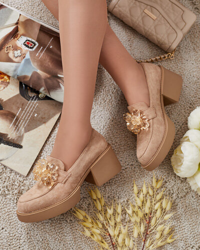 "Royalfashion" Moteriški aukštakulniai pusbačiai "Pegorani"