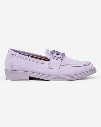 Royalfashion Женские мокасины с украшением из фограсса