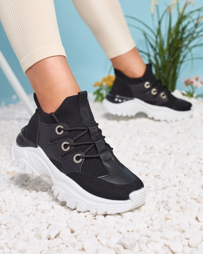 Женские спортивные кроссовки черного цвета Hasola- Footwear