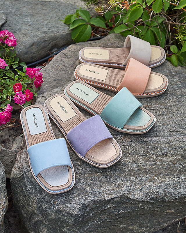 Фиолетовые женские шлепанцы Victoria