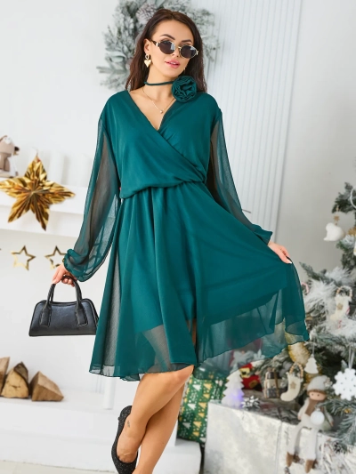 Royalfashion Классическое женское платье до колена