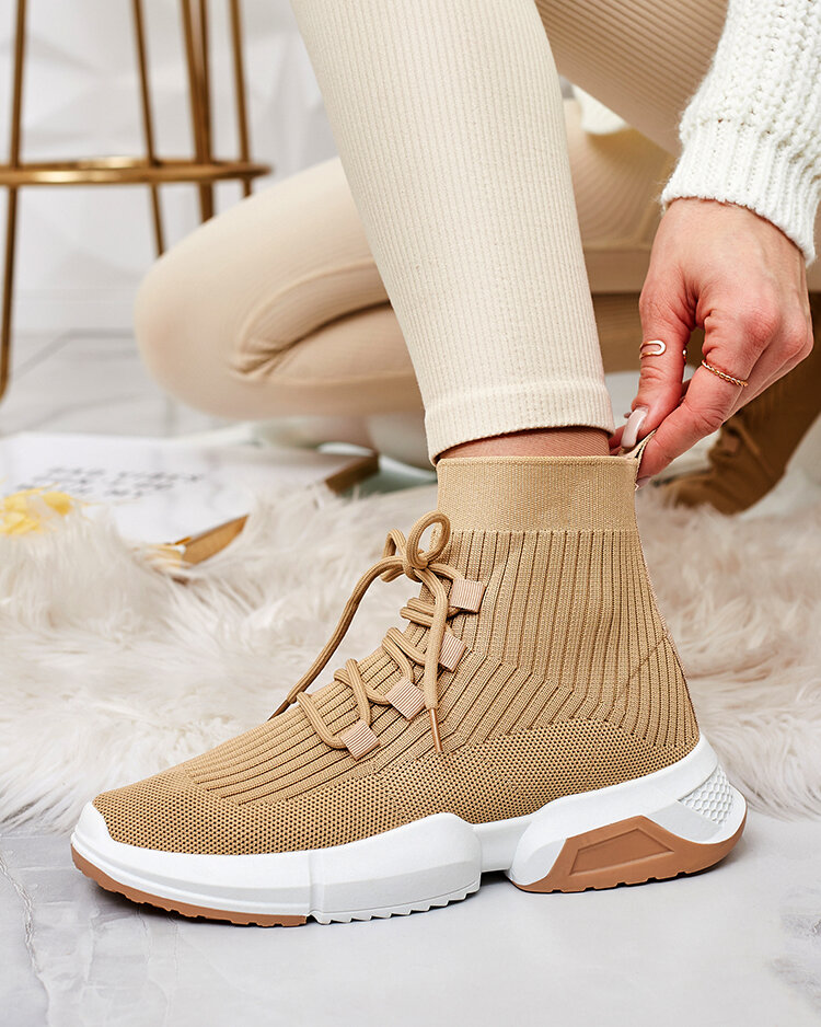 Royalfashion Женские высокие спортивные туфли-слипы Vetkirra