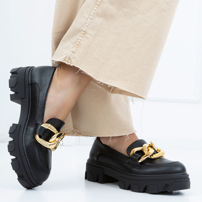 Juodi moteriški batai iš eko odos Aine - Avalynė