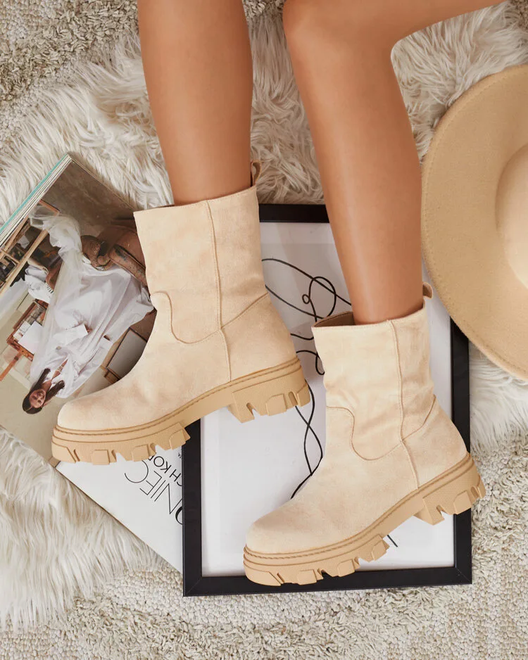 Royalfashion Женские сапоги Gesina из эко-замши