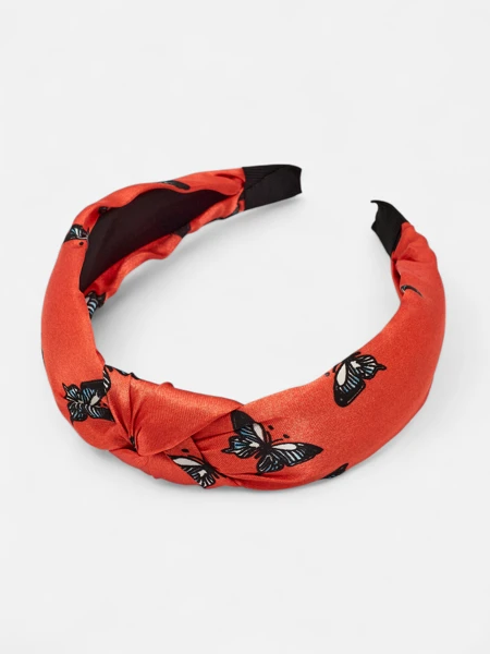 Royalfashion Ободок для волос в клетку с бабочками Butterfly Weave