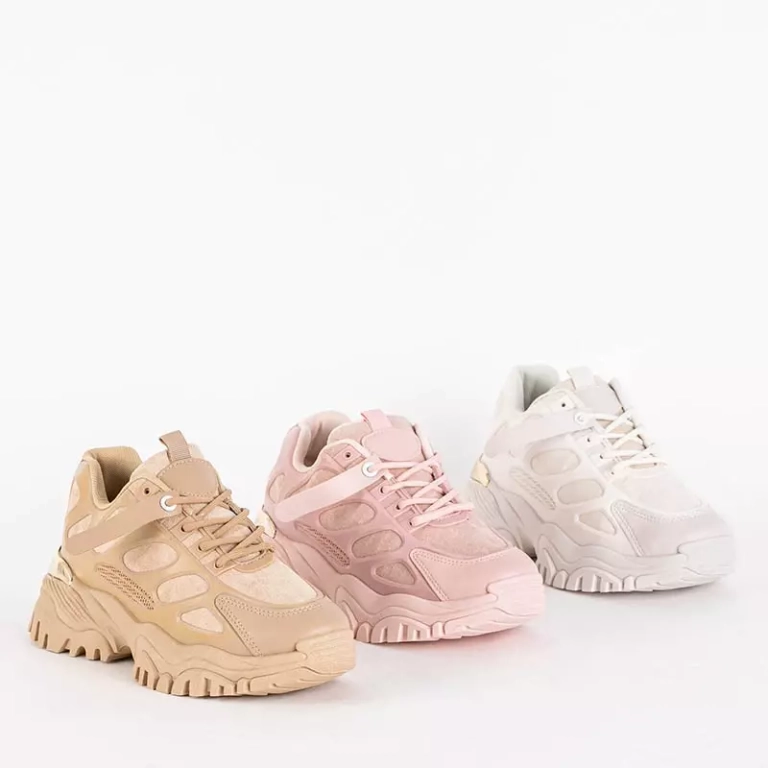 OUTLET Розовые кроссовки