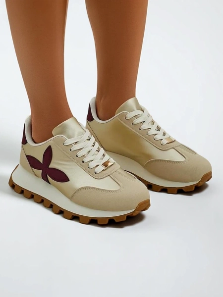 Royalfashion moteriški sportiniai sneakers'ai su storesniu padu Aloqa