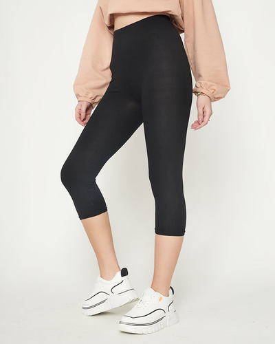 Moteriški 3/4 juodi antblauzdžiai - drabužiai