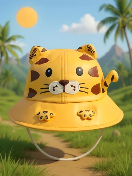 Royalfashion Vaikiška kibiro formos kepurė Happy Patches