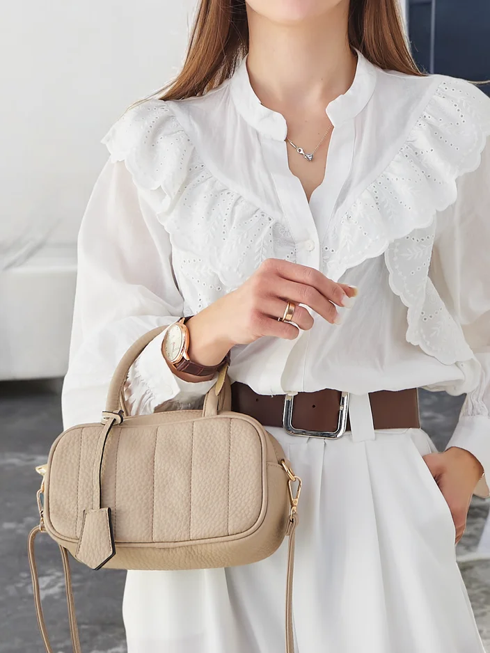 Royalfashion Маленькая овальная женская сумка из эко-кожи