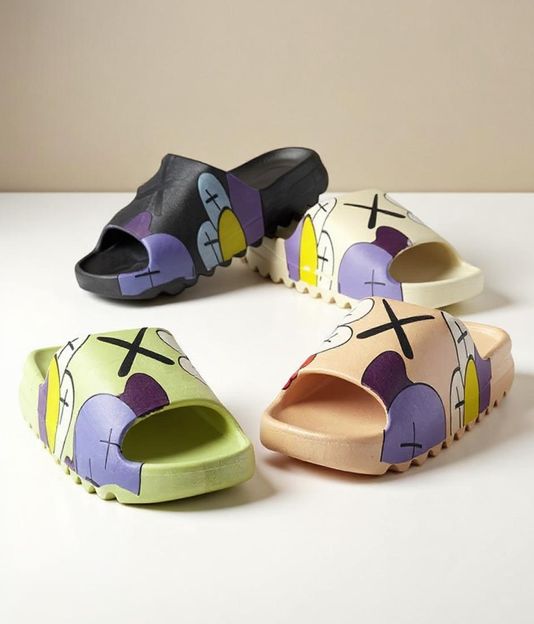 Moteriški sandalai „Aurora“ juodi guminiai stilingi vasarai