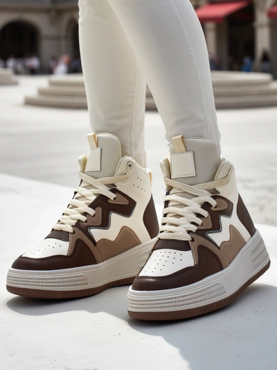 Royalfashion Высокие женские спортивные кроссовки Quiedy