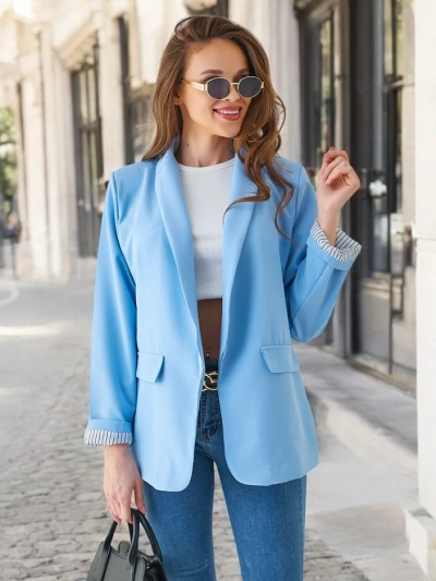 Royalfashion Moteriškas švarkas be užsegimo Elegantes