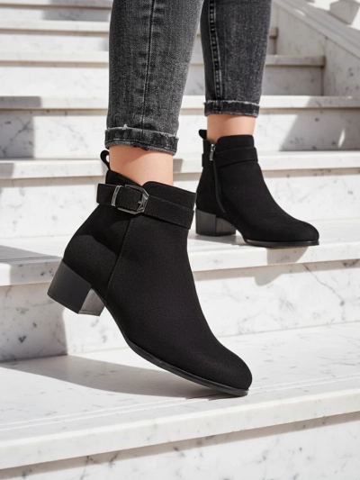 Elegantiški juodos eko odos aulinukai "Elegante Nero"