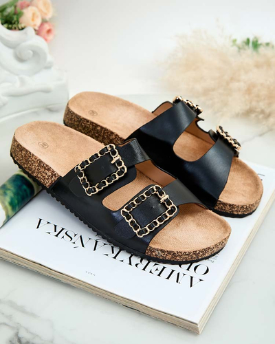 Royalfashion Женские шлепанцы с пряжками Monenas