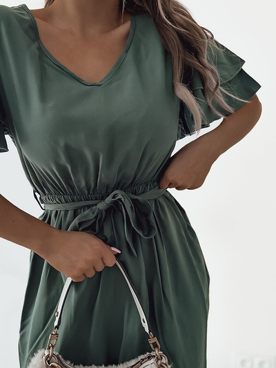 Royalfashion Женское простое платье-миди
