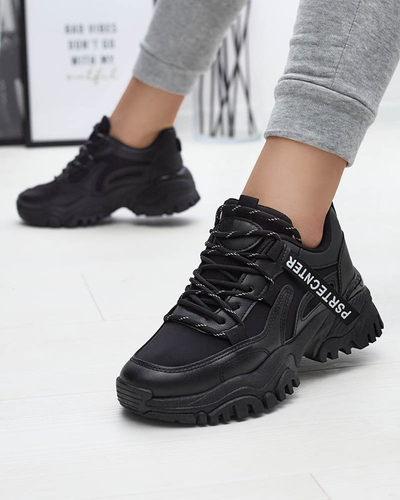 Juodi moteriški sportiniai bateliai Evilpo- Footwear