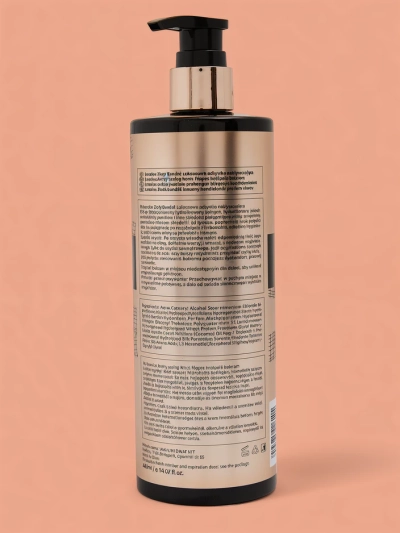 Luxelux aukso juostos plaukų blizginimo kondicionierius 400 ml