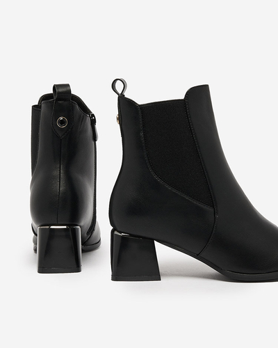 Royalfashion Juodi moteriški žemakulniai batai Nejery