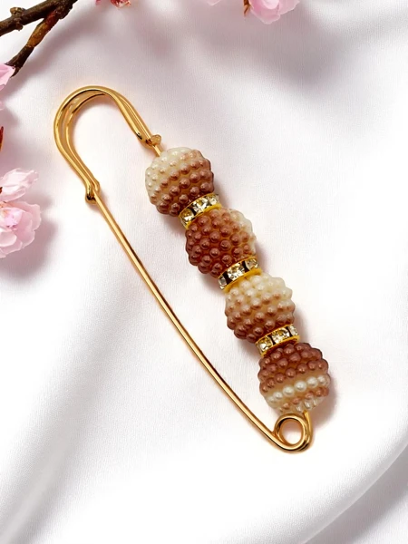 Dekoratyvinė moteriška segė su perlais Four Pearls