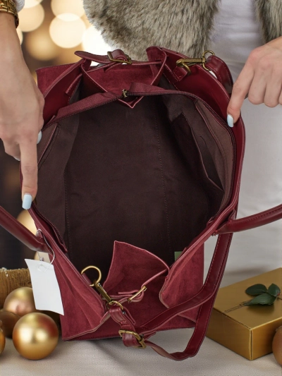 Moteriška pirkinių rankinė Dorelle iš eko zomšos