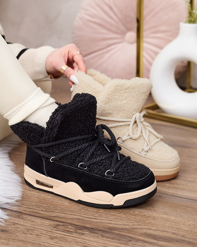 Royalfashion Женские снегоступы черного цвета Ludmivac