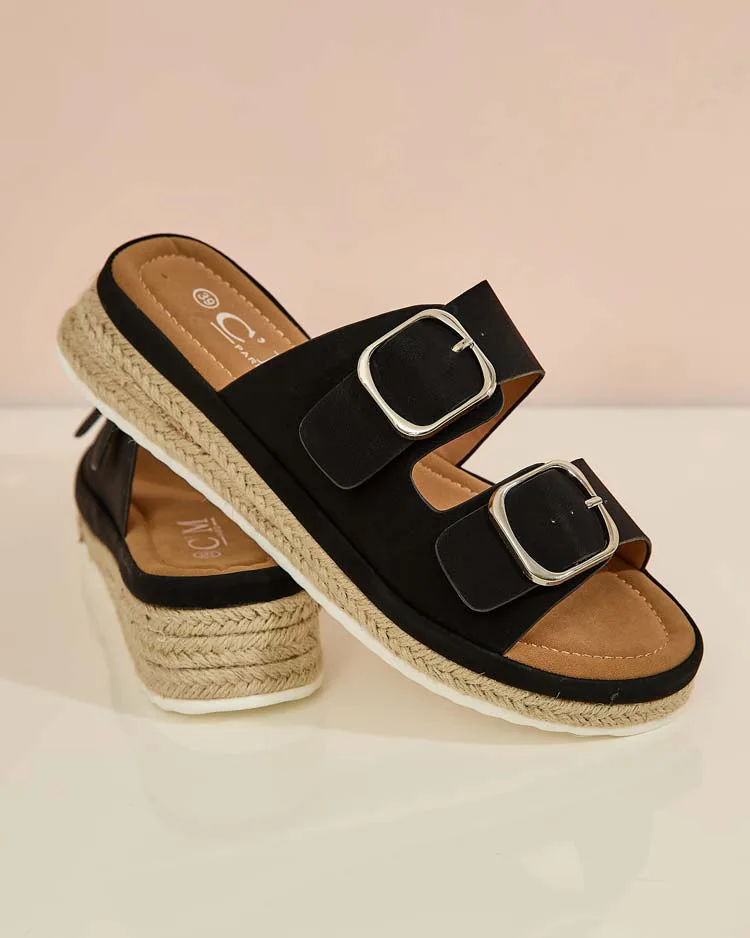 Royalfashion Женские шлепанцы с пряжками Ossfo