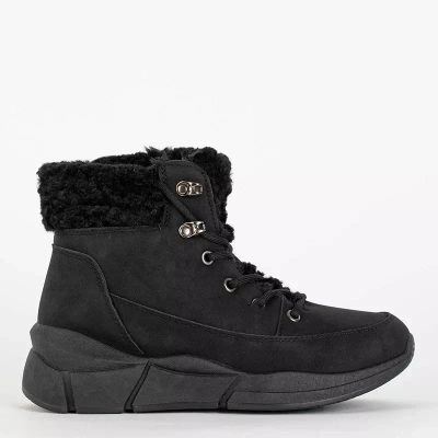 OUTLET Moteriški juodi sniego batai iš Molisano - Avalynė