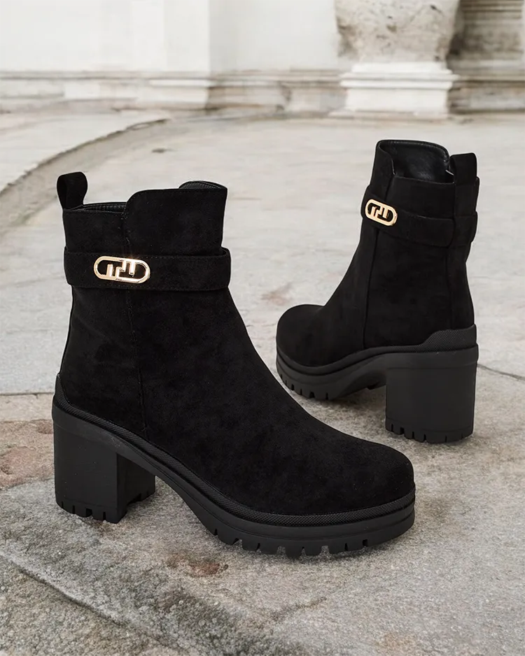 Женские ботильоны Royalfashion на шпильке Himmo